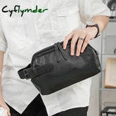 Cyflymder New Leather Cosmetic Bag Waterproof Organizer Toiletry Handbag Wash Pouch Women Men