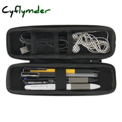 Cyflymder New Office Students Pens Pouch Earphone Mesh Storage Organizer Pencil Zipper Case School