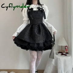 Cyflymder New Removable Flare Sleeves Shirts White Ruffle Women Gothic Fairy Aesthetic Doll Collar