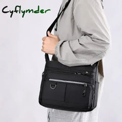 Cyflymder New Shoulder Men’s Bag Waterproof Oxford Luxury Design Crossbody Handbag Large Capacity Messenger Bags for Men