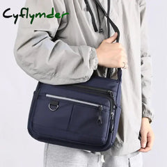 Cyflymder New Shoulder Men’s Bag Waterproof Oxford Luxury Design Crossbody Handbag Large Capacity Messenger Bags for Men
