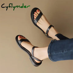 New Summer Sandals Women Shoes Open Toe Chunky Heels Sandals for Women Handmade Versatile Low Heel Sandals Shoes Zapatos Mujer