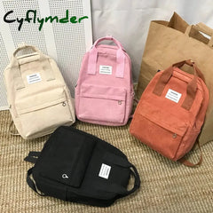 Cyflymder New Trend Female Backpack Fashion Women College School Bag Harajuku Travel Shoulder Bags
