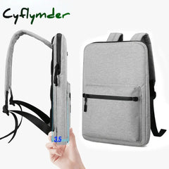 Ultra-thin Laptop Backpack for 14" 15.6" Laptop Man Bag Multi-use Women Men Work Bag Waterproof Thin Computer Backbag