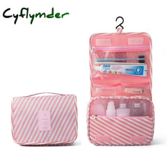 Cyflymder New Waterproof Packing Cubes Travel Large Capacity Storage Bag Portable Hook Wash