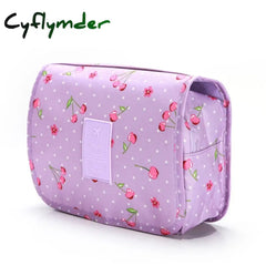 Cyflymder New Waterproof Packing Cubes Travel Large Capacity Storage Bag Portable Hook Wash