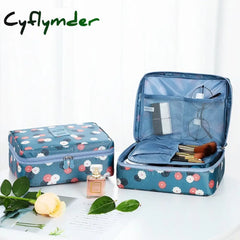 Cyflymder New Women Cosmetic Bag Multifunction Makeup Grooming Kit Beauty Case Toiletries Organizer