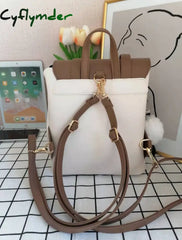 Cyflymder New Women Designer Backpacks High Quality Leather Travel Backpack Sac A Dos Small School