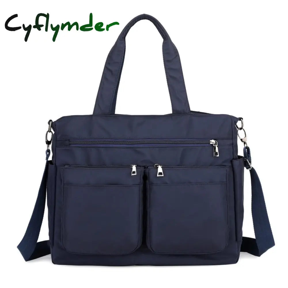 Women Handbags Fashion Waterproof Oxford Tote Casual Nylon Shoulder Bag Mummy Large Capacity Canvas Top-handle Messenger Bag