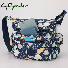 Cyflymder New Women Shoulder Bags Floral Print Women’s Handbags Designer Crossbody Messenger Bag