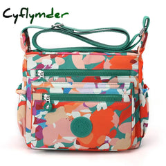 Cyflymder New Women Shoulder Bags Floral Print Women’s Handbags Designer Crossbody Messenger Bag
