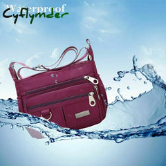 Cyflymder Newest Arrival 4 Colors Women Waterproof Oxford Messenger Cross Body Bag Shoulder Bags