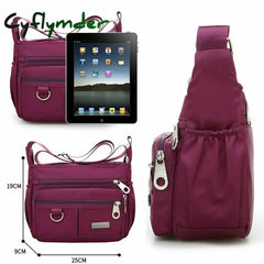 Cyflymder Newest Arrival 4 Colors Women Waterproof Oxford Messenger Cross Body Bag Shoulder Bags
