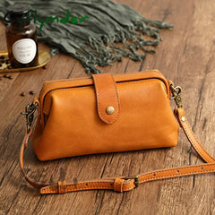 Cyflymder Newest Designer Woman Bags Handmade Genuine Leather Ladies Shoulder Bag Crossbody Female