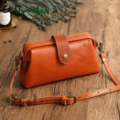 Cyflymder Newest Designer Woman Bags Handmade Genuine Leather Ladies Shoulder Bag Crossbody Female