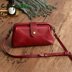 Cyflymder Newest Designer Woman Bags Handmade Genuine Leather Ladies Shoulder Bag Crossbody Female
