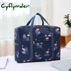 Cyflymder Nylon Foldable Travel Bags Waterproof Large Capacity Bag Luggage Women Clothing Organizer