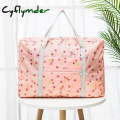 Cyflymder Nylon Foldable Travel Bags Waterproof Large Capacity Bag Luggage Women Clothing Organizer