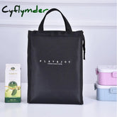 Cyflymder Nylon Portable Lunch Picnic Storage Bag Insulation Fresh Fruit Cold Drink Bento Pockets
