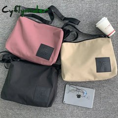 Cyflymder Nylon Waterproof Women’s Shoulder Messenger Bag Large Canvas Single Crossbody Bags For