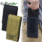 Cyflymder Outdoor Camouflage Bag Tactical Army Phone Holder Sport Waist Belt Case Waterproof Nylon