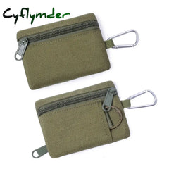Cyflymder Outdoor EDC Molle Pouch Wallet Zipper Waist Fanny Pack Mobile Phone Pouch Belt Waist Bag EDC Gear Bag
