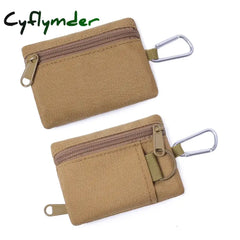 Cyflymder Outdoor EDC Molle Pouch Wallet Zipper Waist Fanny Pack Mobile Phone Pouch Belt Waist Bag EDC Gear Bag