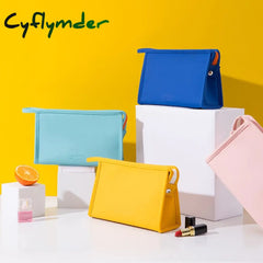 Cyflymder Outdoor Girl Makeup Bag Women Cosmetic Toiletries Organizer Waterproof Female Storage