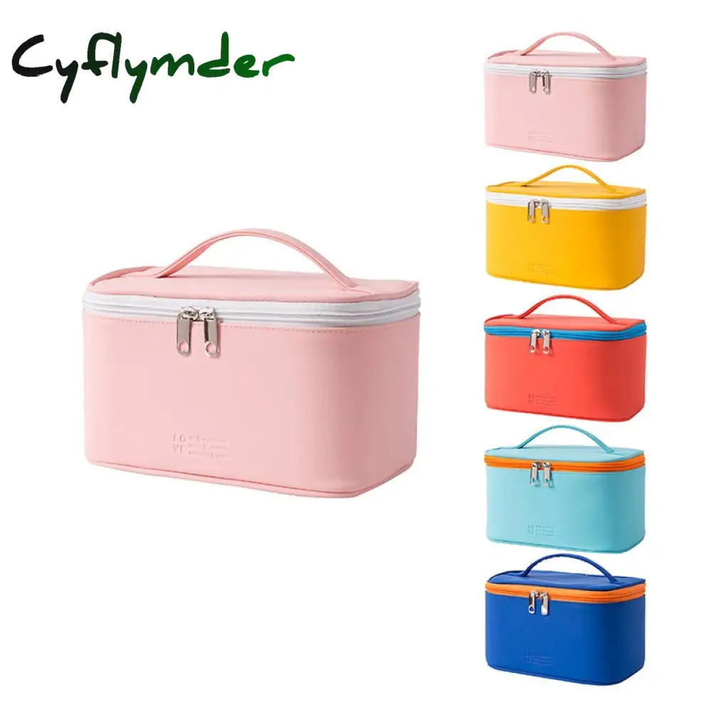 Cyflymder Outdoor Girl Makeup Bag Women Cosmetic Toiletries Organizer Waterproof Female Storage