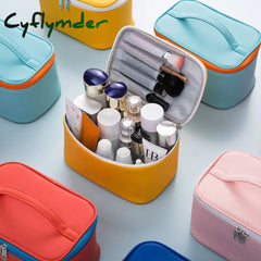 Cyflymder Outdoor Girl Makeup Bag Women Cosmetic Toiletries Organizer Waterproof Female Storage
