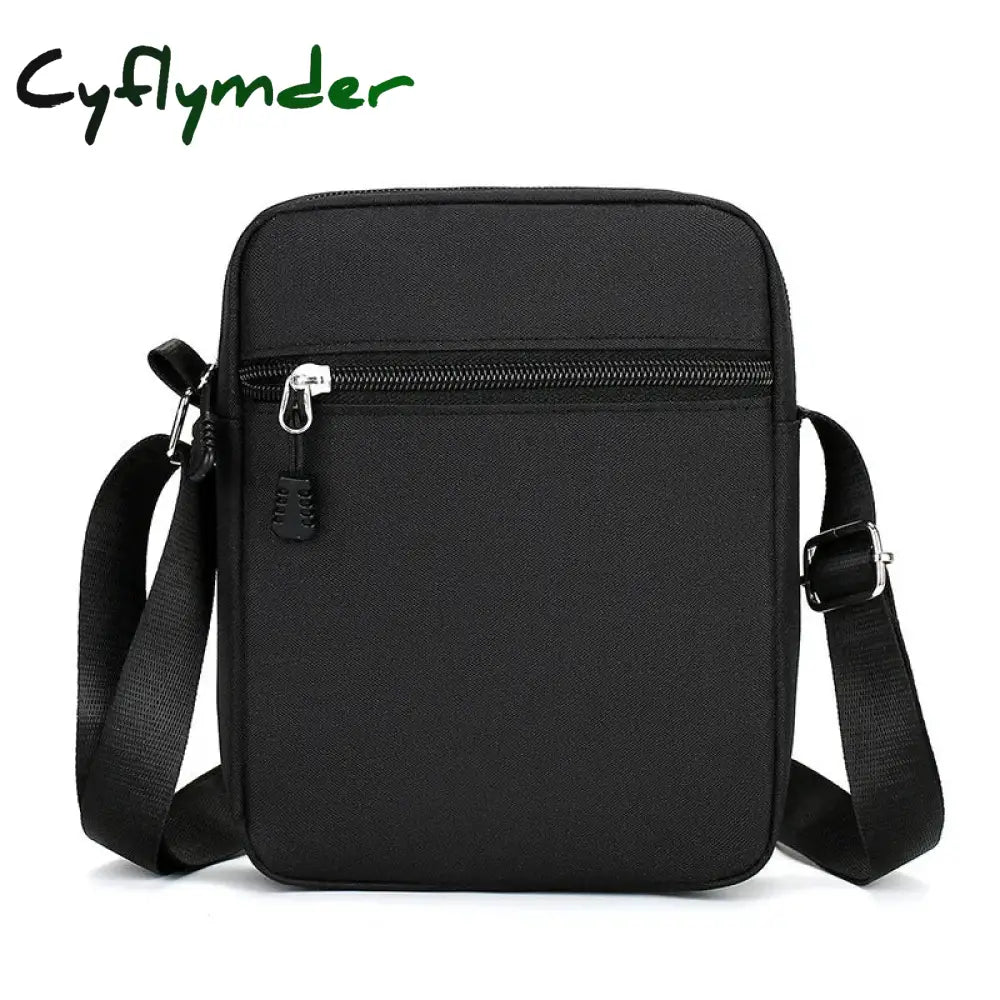 Cyflymder Oxford Shoulder Bag Durable Mini Black Mobile Phone Bag Waist Pack Men Crossbody Bags Man Bag Handbag bolso