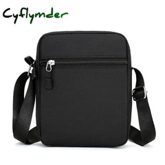 Cyflymder Oxford Shoulder Bag Durable Mini Black Mobile Phone Bag Waist Pack Men Crossbody Bags Man Bag Handbag bolso