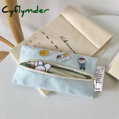 Cyflymder Pencil Cases Japanese Bags Organizer Pens Case Stationery For School Cute Office Items