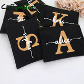 Cyflymder Personalized Makeup Bag Bridesmaid Maid Of Honor Holiday Wedding Bachelorette Party Gift