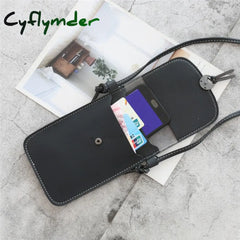 Cyflymder Phone Wallets Transparent Touch Screen Mobile Bag Pouch Women Purse Messenger Bags Small