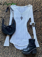 Cyflymder Plaid pattern suspenders emo girl Harajuku 90S tops bow decoration grunge punk rock aesthetic hip hop fashion