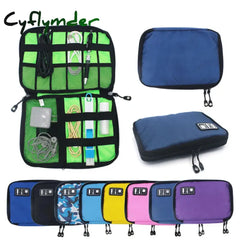 Cyflymder Portable Cable Organizer Bag Travel Digital Electronic Accessories Storage Usb Charger