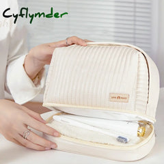 Cyflymder Portable Cosmetic Bags Women Travel Dry Wet Separation Makeup Storage Handbag Overnight
