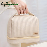 Cyflymder Portable Cosmetic Bags Women Travel Dry Wet Separation Makeup Storage Handbag Overnight