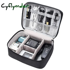 Portable Digital Storage Bag USB Gadget Waterproof Cable Organizer Pouch Electronics Devices Accessories Digitals Pack Supplies