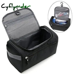 Cyflymder Portable Makeup Bag Unisex Capacity Waterproof Cosmetic Organizer Toiletry Hanging Case Pouch for Women Men