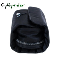 Cyflymder Portable Makeup Brush Bag - Organize Your Cosmetics And Travel In Style (Black)