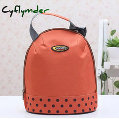 Cyflymder Portable Travel Picnic Oxford Tote Bag Organizer Insulated Thermal Carry Bento Food