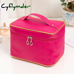 Cyflymder Portable Travel Wash Bag Female Transparent Waterproof Makeup Storage Pouch Large