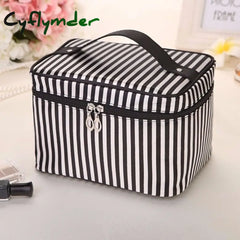 Cyflymder Portable Travel Wash Bag Female Transparent Waterproof Makeup Storage Pouch Large