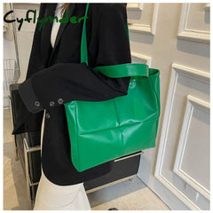 Cyflymder Portable Women Cotton Padded Nylon Large Capacity Travel Handbag Fashion Autumn Winter