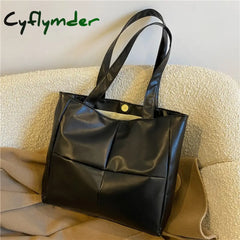 Cyflymder Portable Women Cotton Padded Nylon Large Capacity Travel Handbag Fashion Autumn Winter