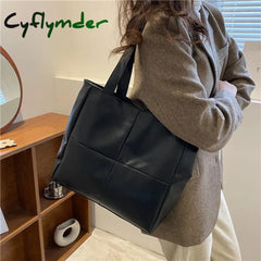 Cyflymder Portable Women Cotton Padded Nylon Large Capacity Travel Handbag Fashion Autumn Winter