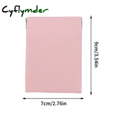 Cyflymder PU Leather Coin Purse Earbuds Earphone Holder Pouch Wallet Change for Women Men