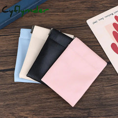 Cyflymder PU Leather Coin Purse Earbuds Earphone Holder Pouch Wallet Change for Women Men